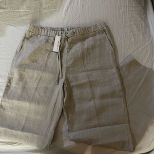 James Perse Beige Linen Pants